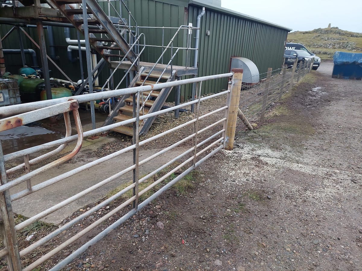 Commercial fencing in Argyll