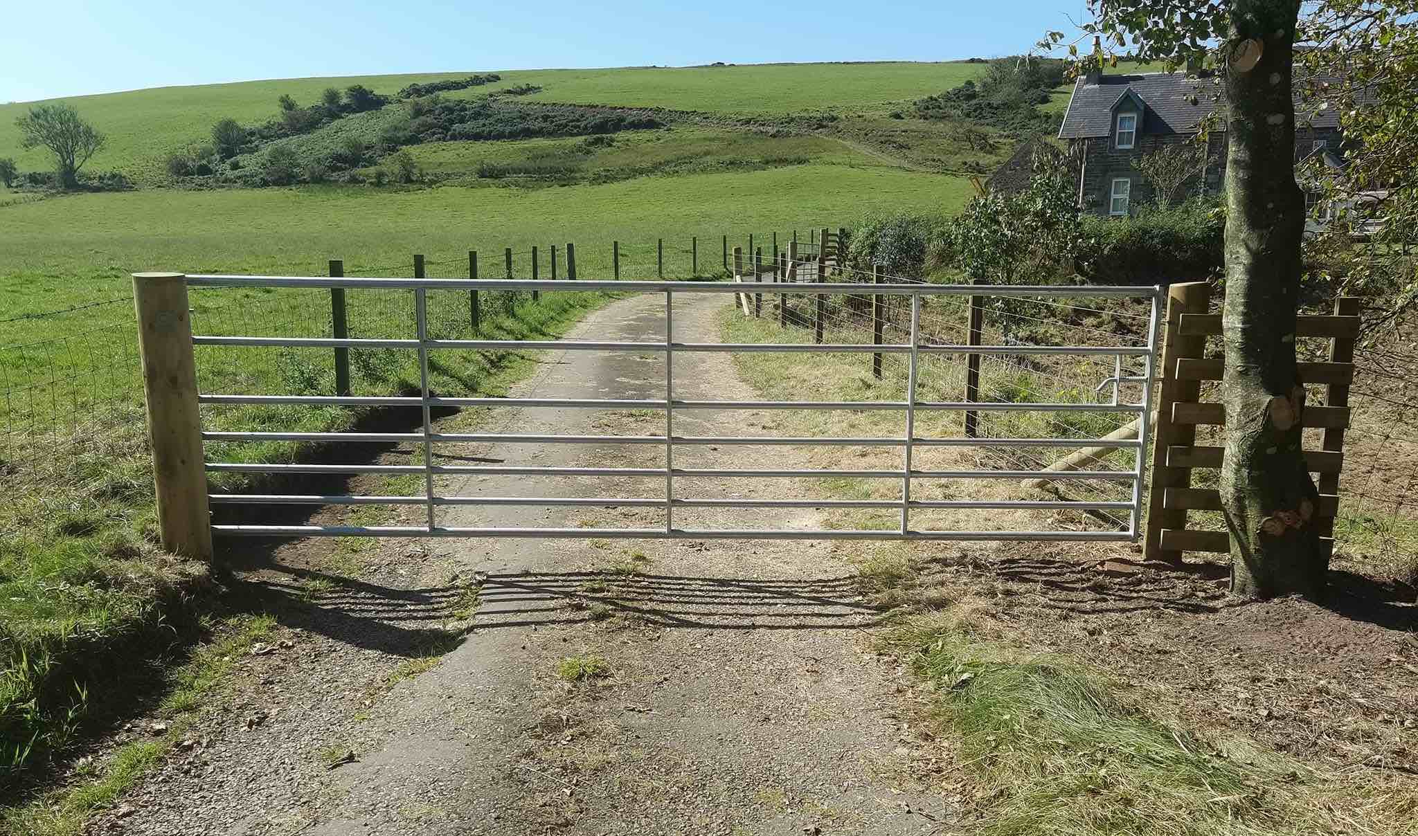 Agricultural fencing in Argyll