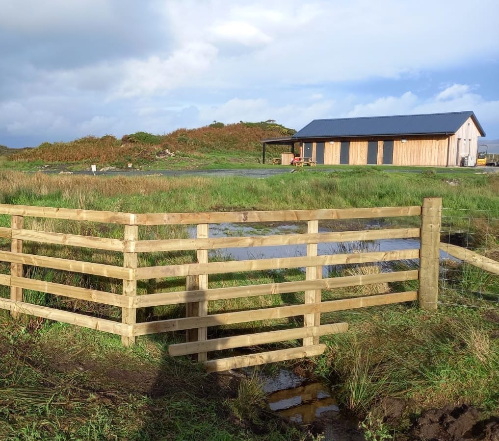 Commercial fencing in Argyll