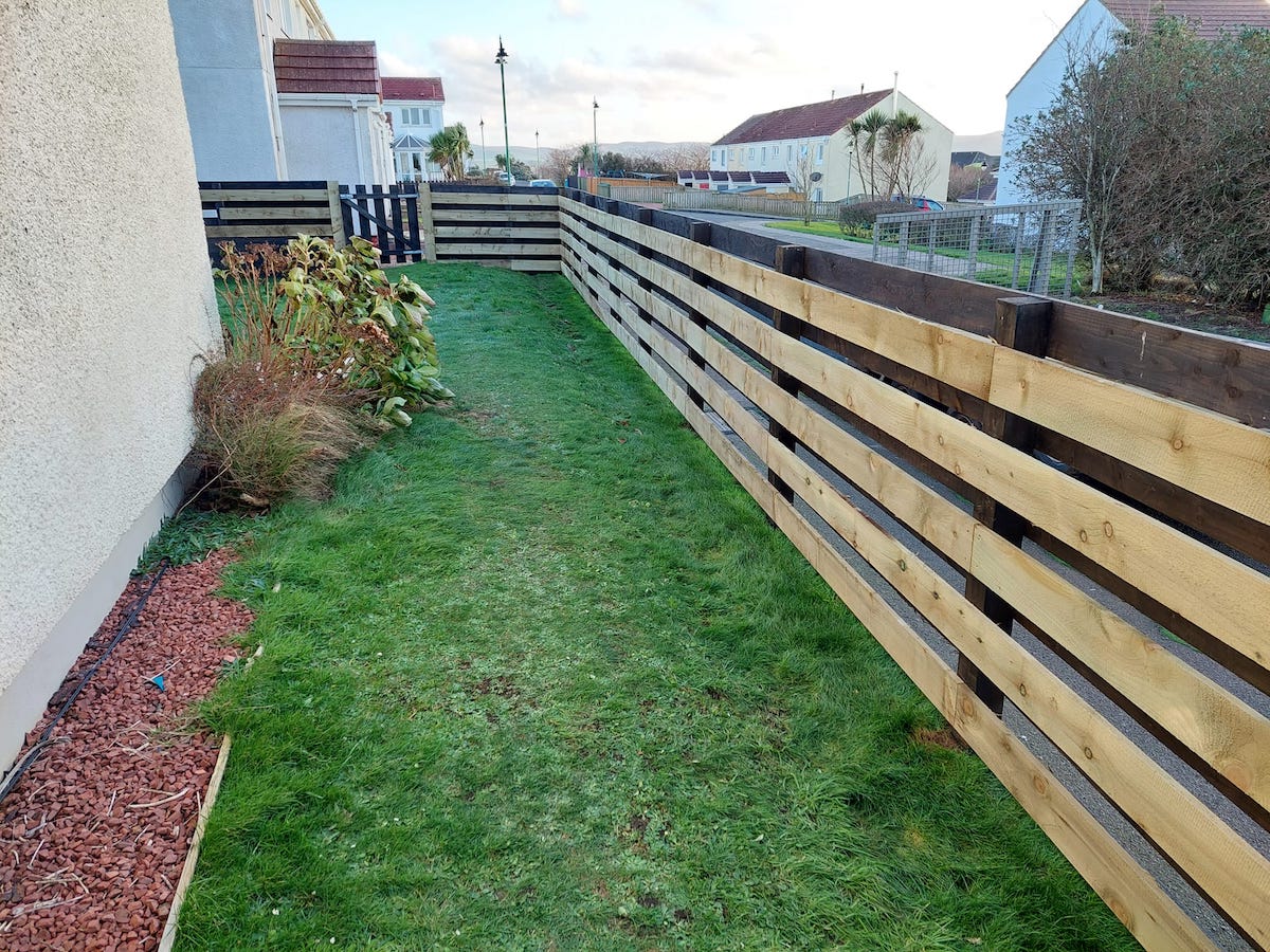 Agricultural fencing in Argyll